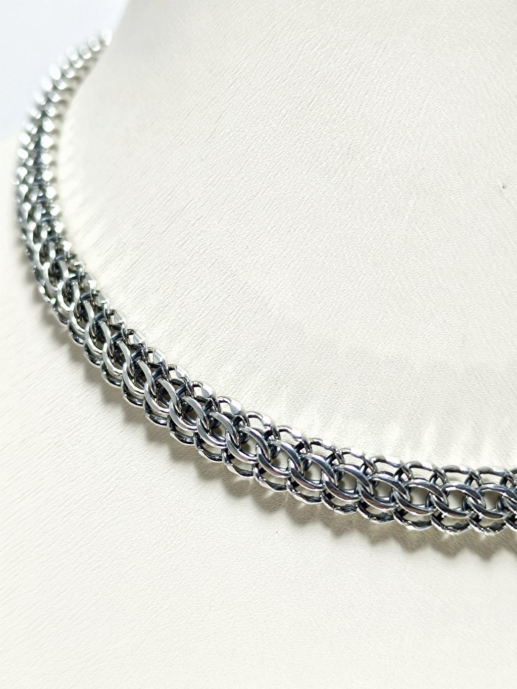 Серебряная цепочка Кобра