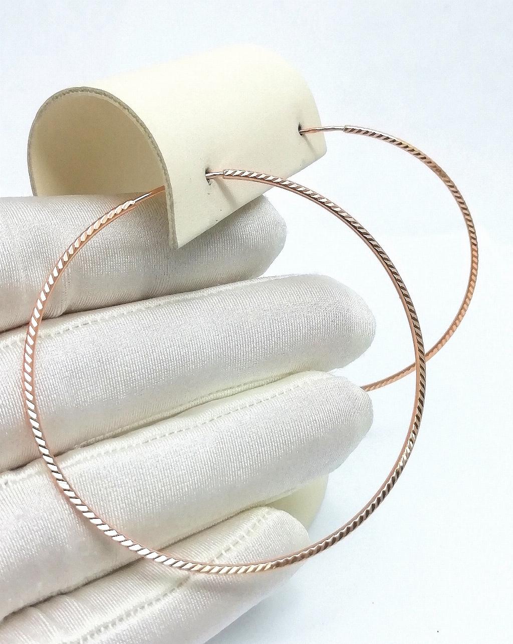 Золотые серьги конго