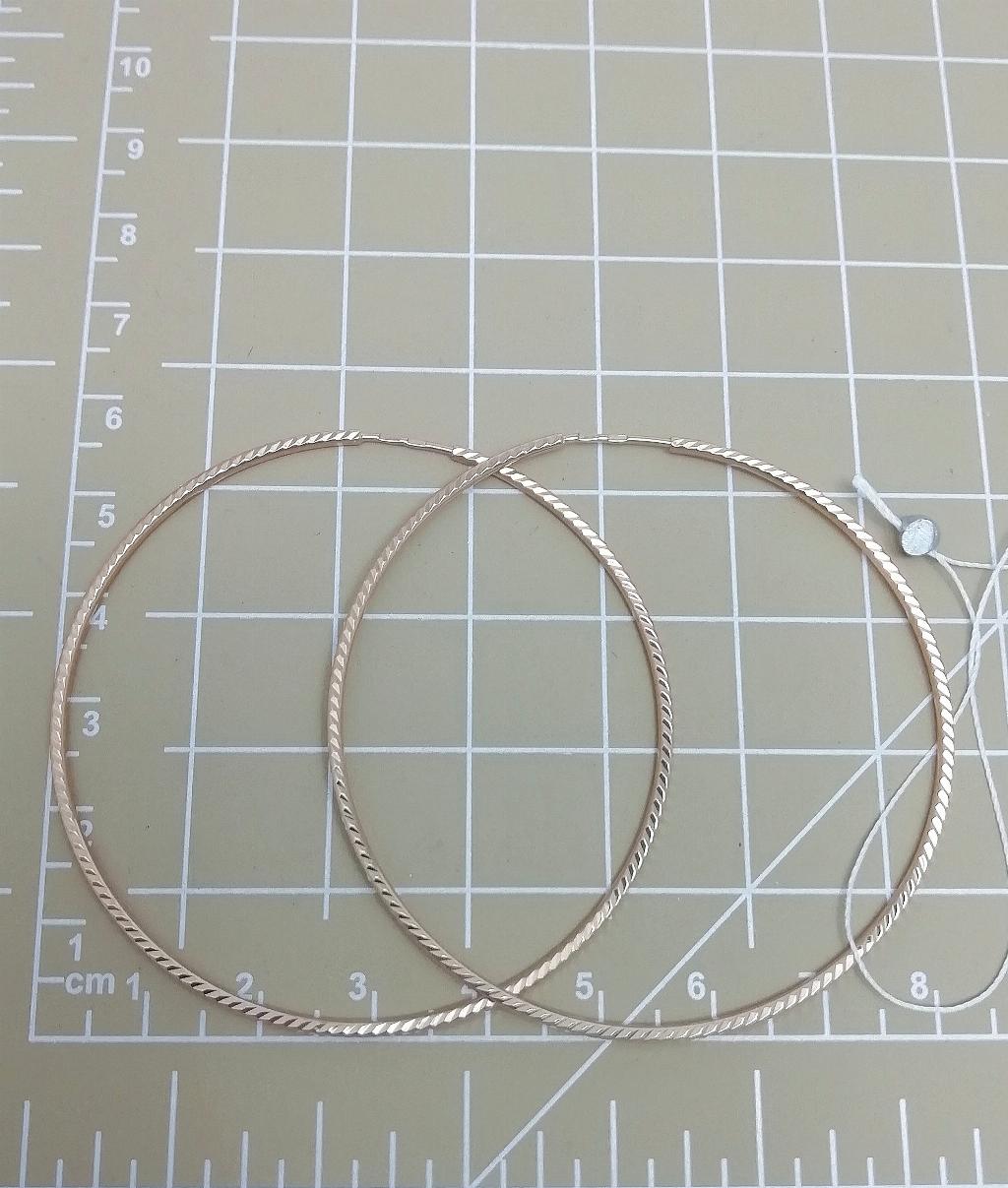 Золотые серьги конго