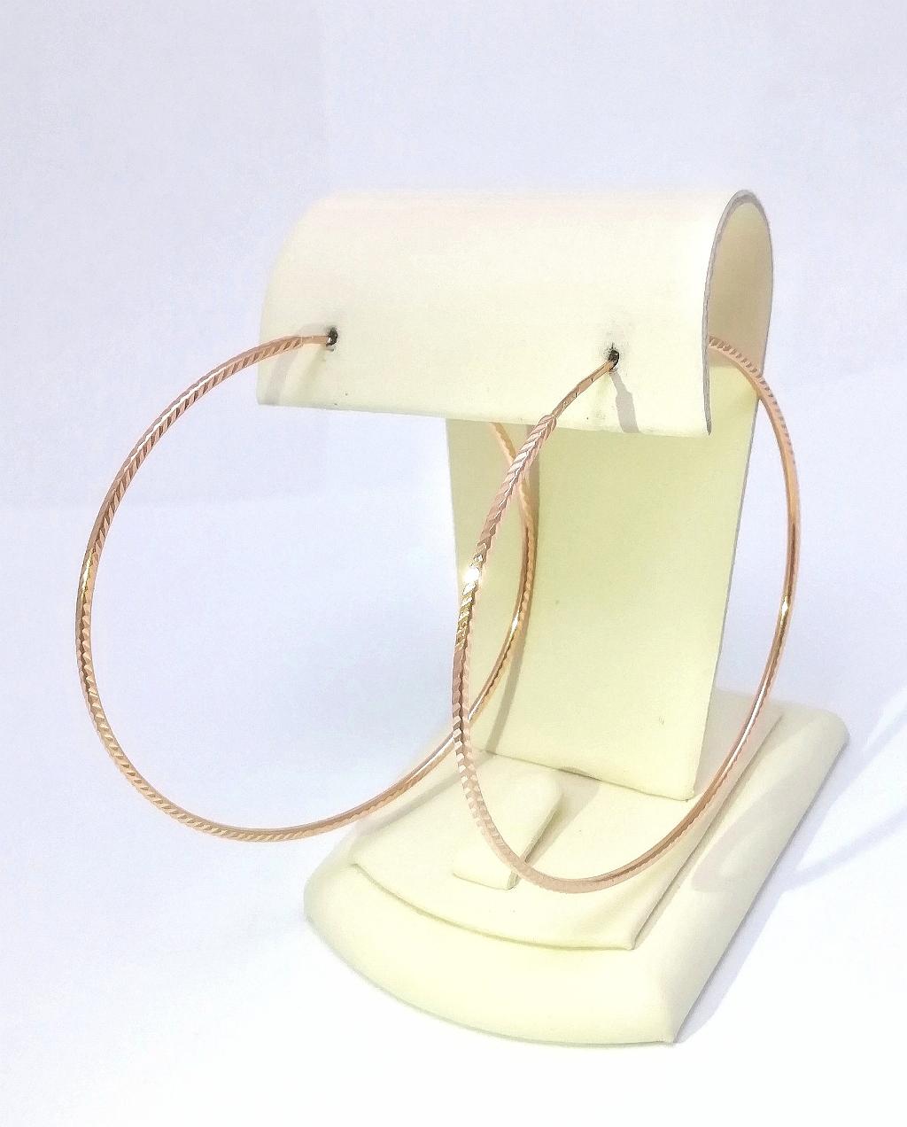 Золотые серьги конго