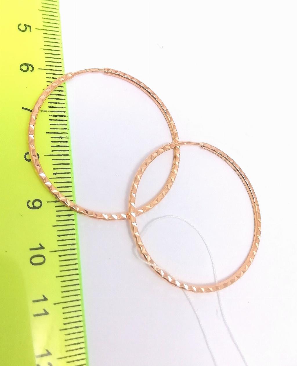 Золотые серьги конго