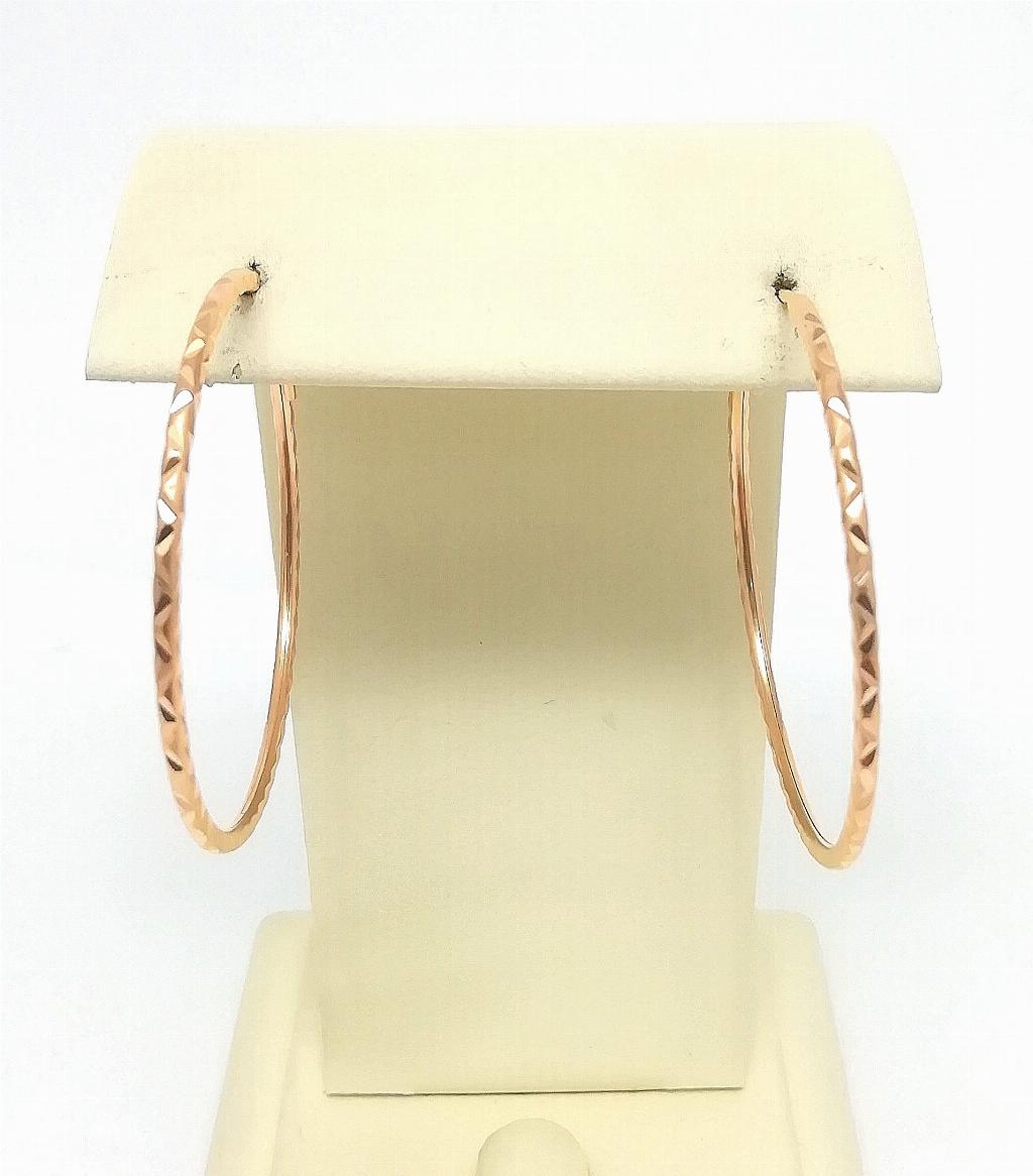 Золотые серьги конго