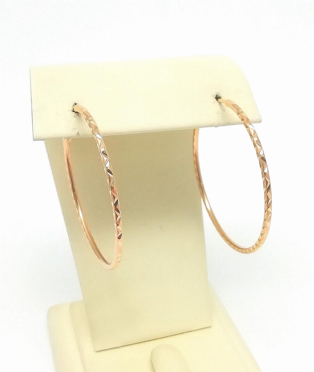 Золотые серьги конго