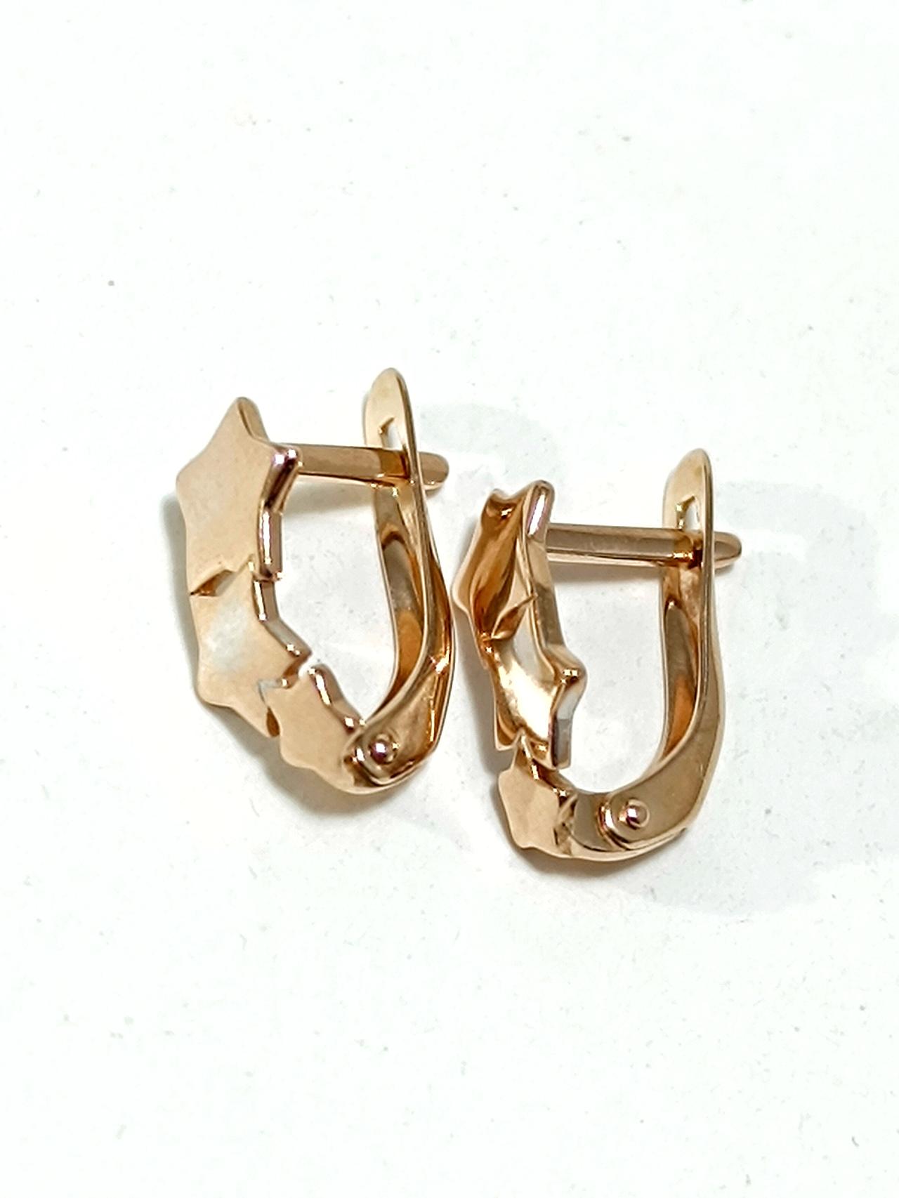 Золотые серьги женские