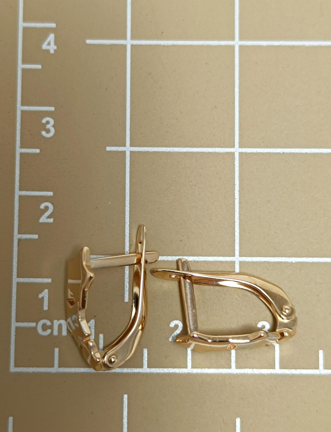 Золотые серьги женские