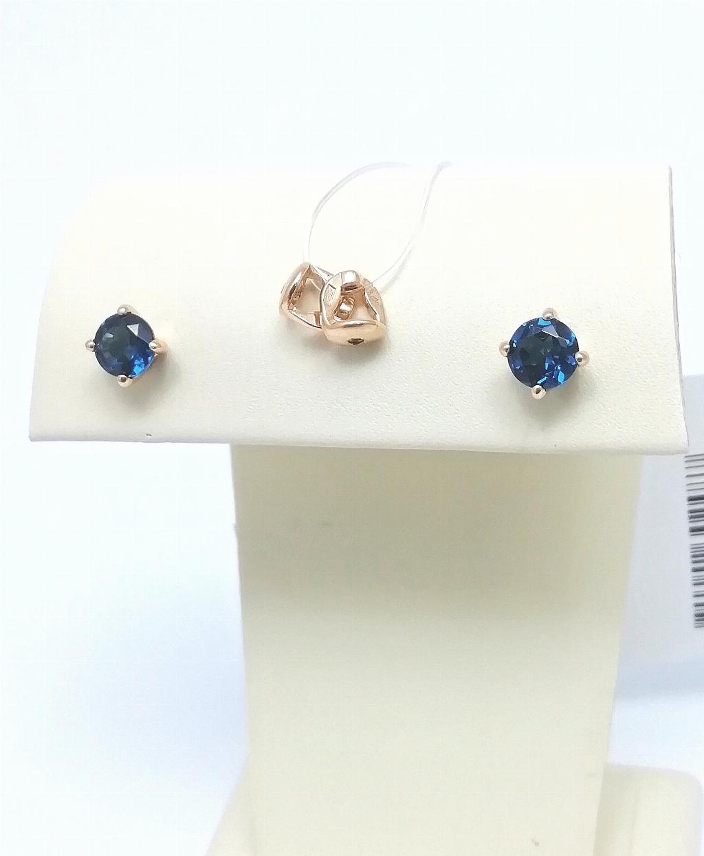 Золотые серьги пусеты