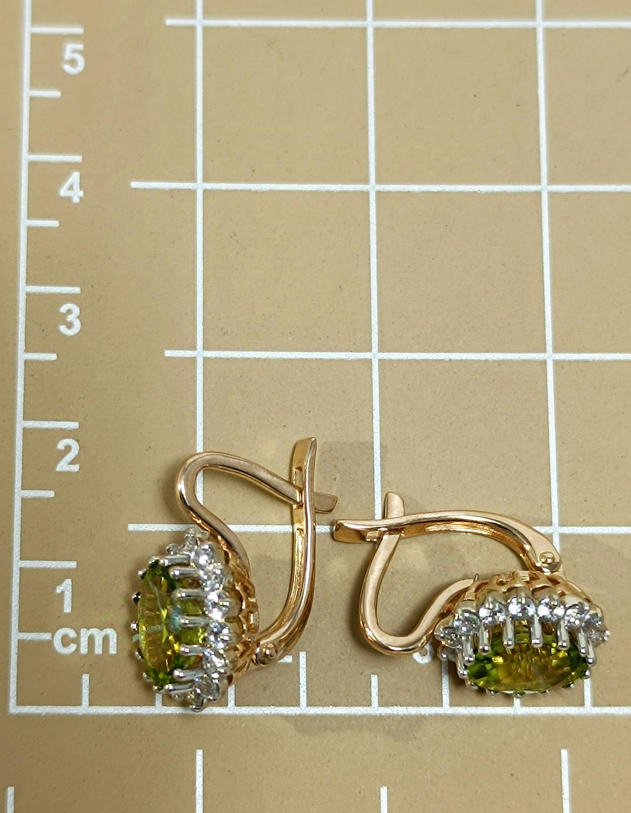 Золотые серьги женские