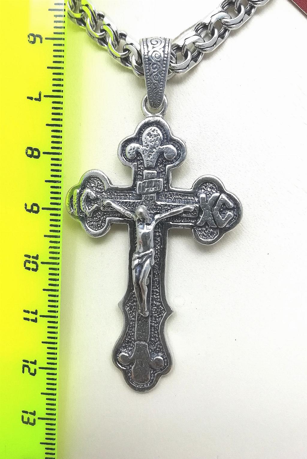 Серебро крест дк081123-253 13,70г