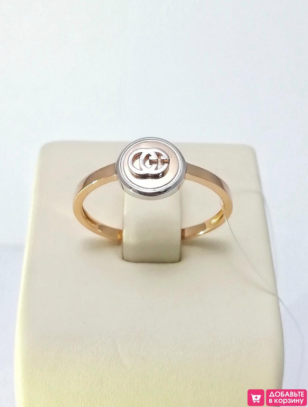 Золотое кольцо женское