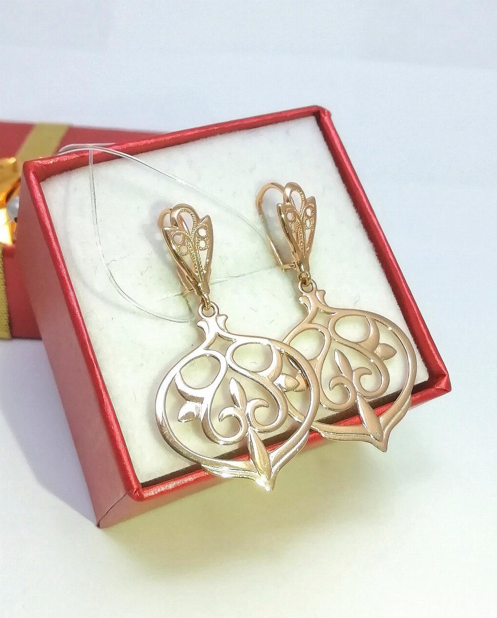 Золотые серьги женские