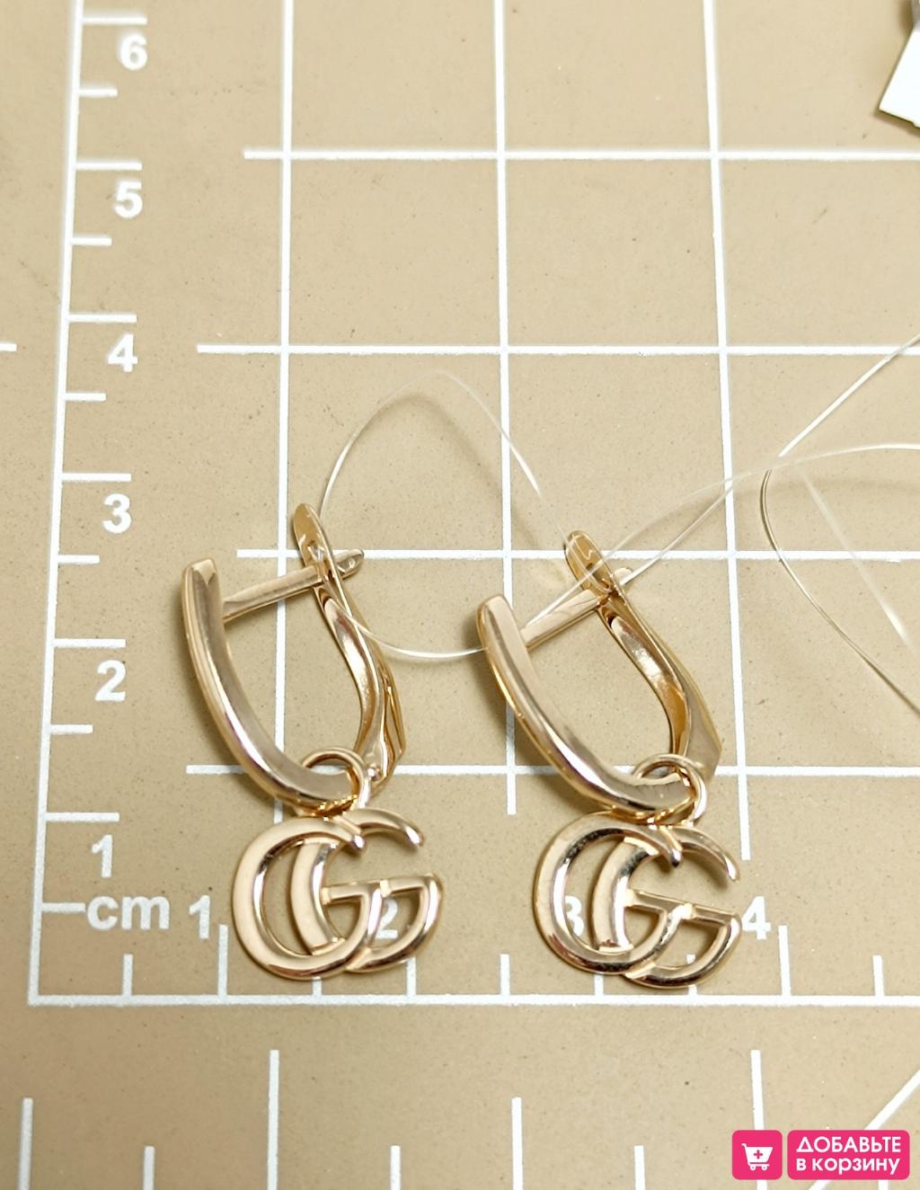 Золотые серьги женские