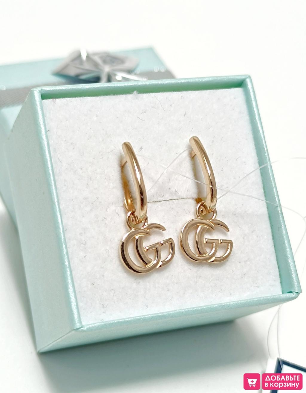 Золотые серьги женские