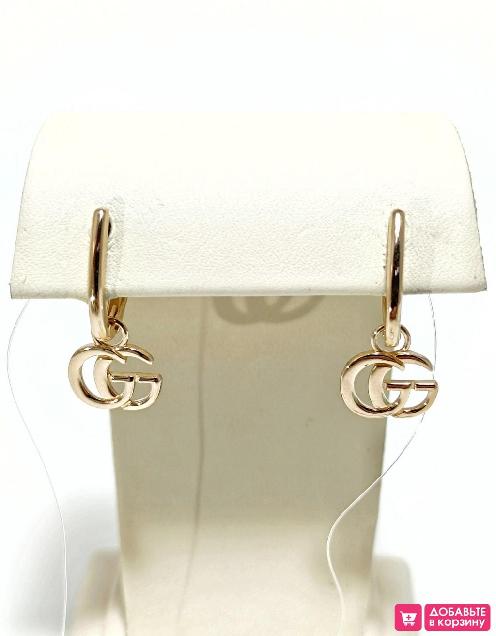 Золотые серьги женские