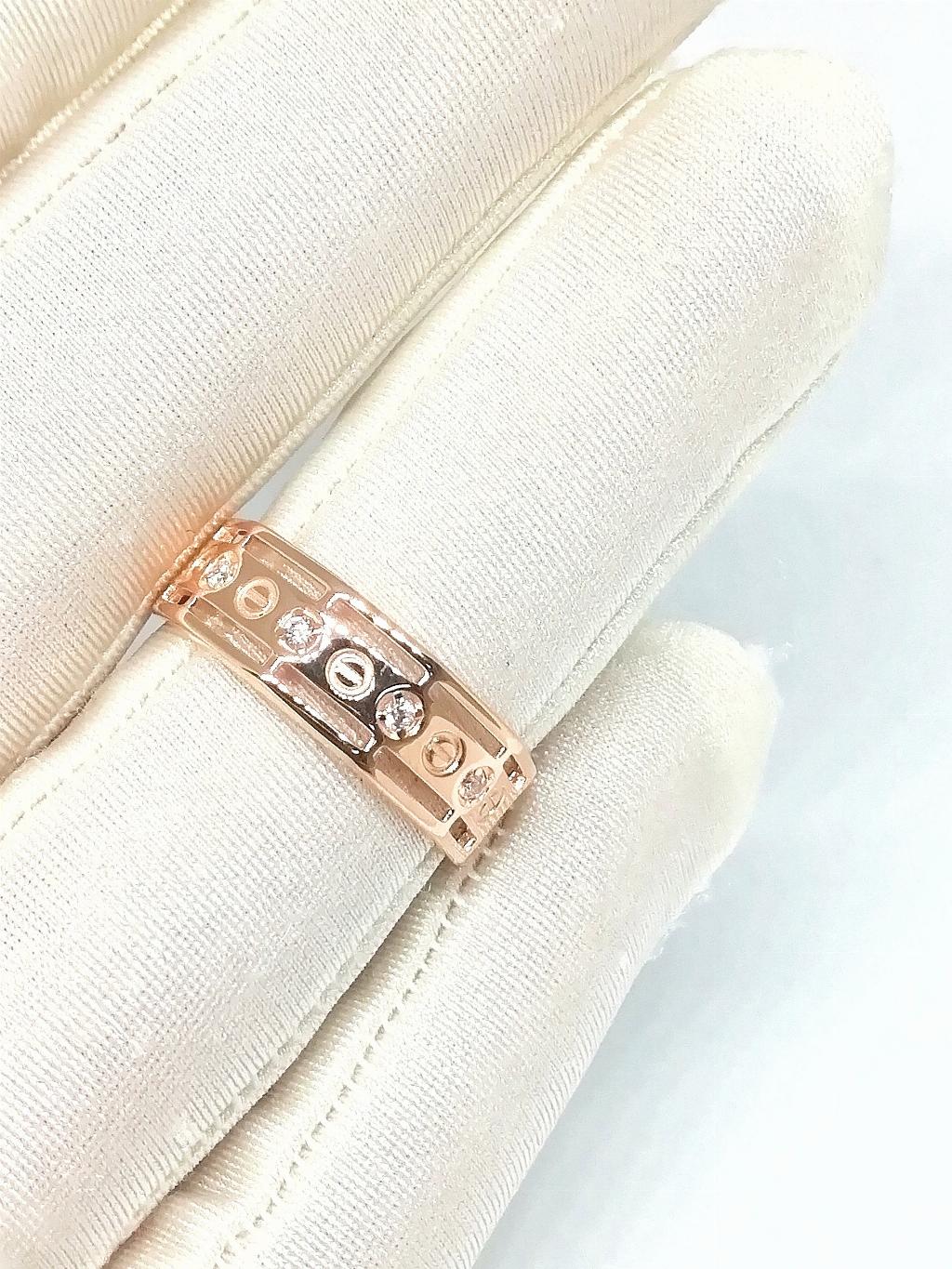 Золотое кольцо, вставка фианит