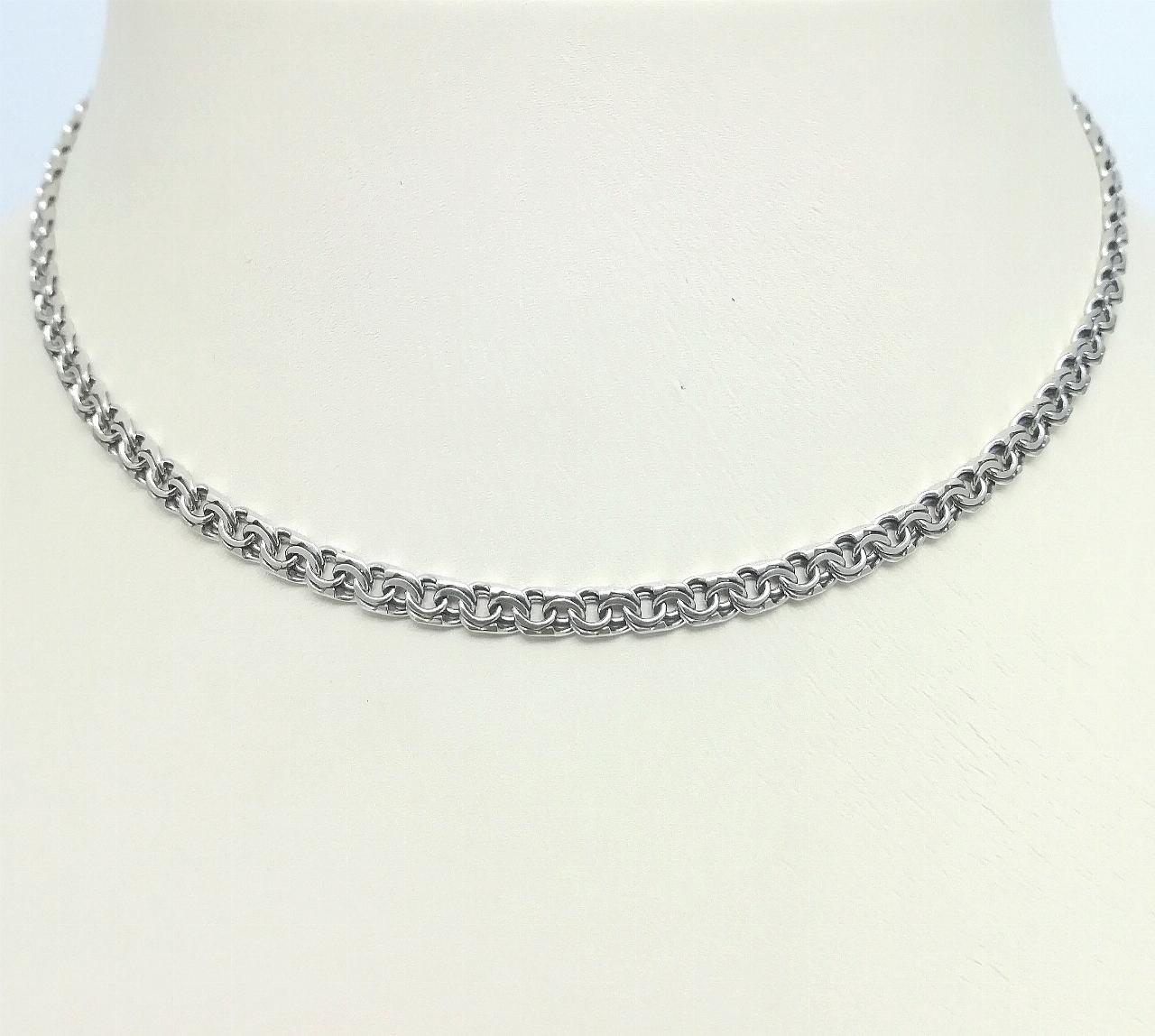 Серебряная цепочка Бисмарк