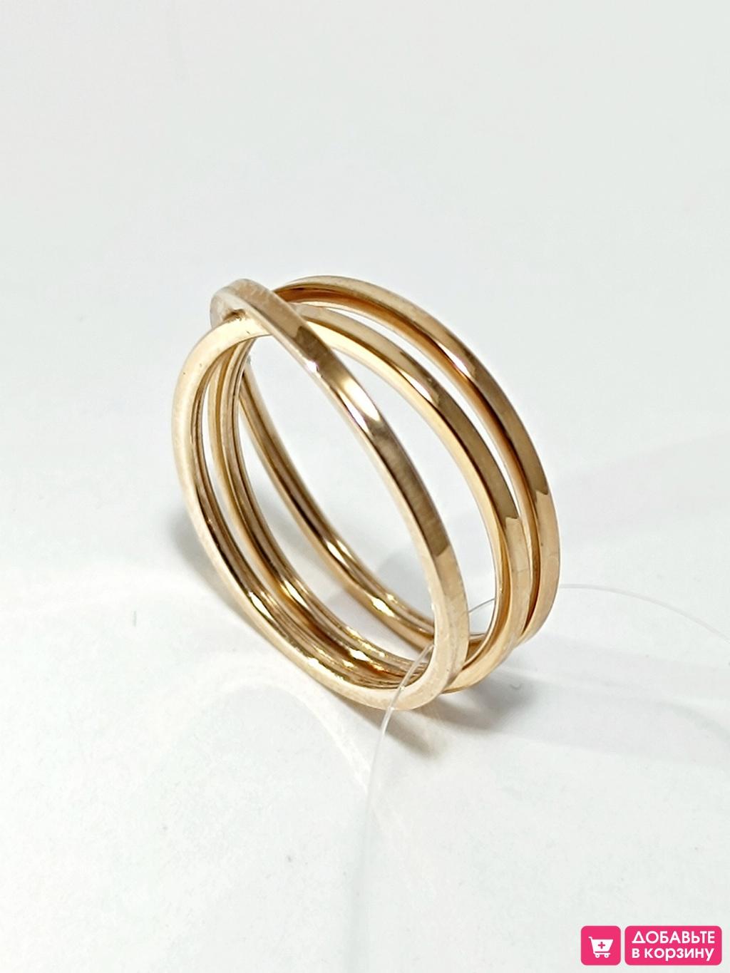 Золотое кольцо женское