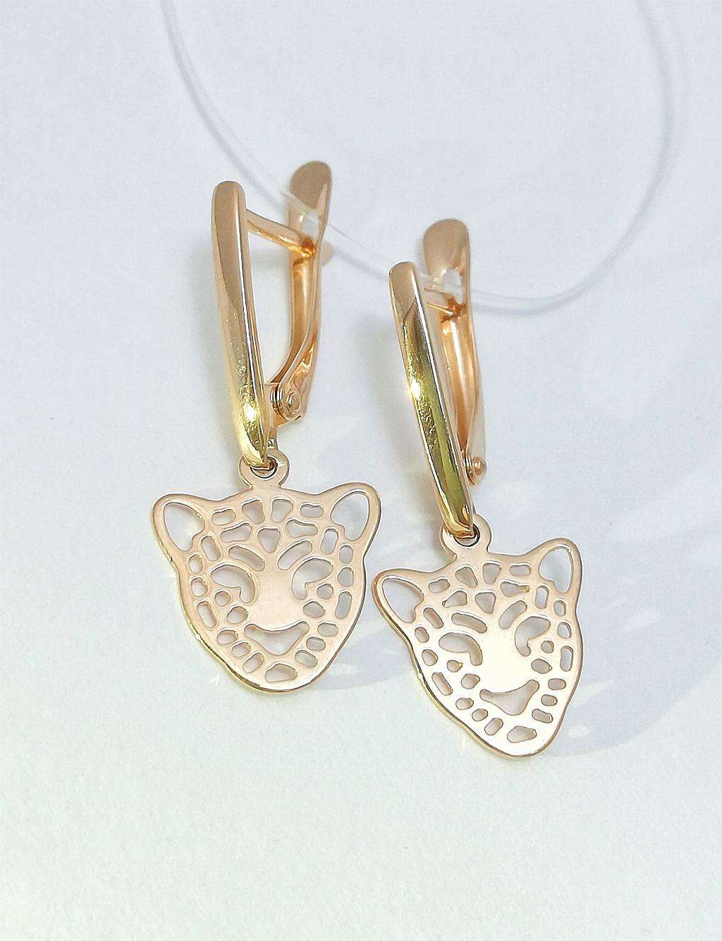 Золотые серьги