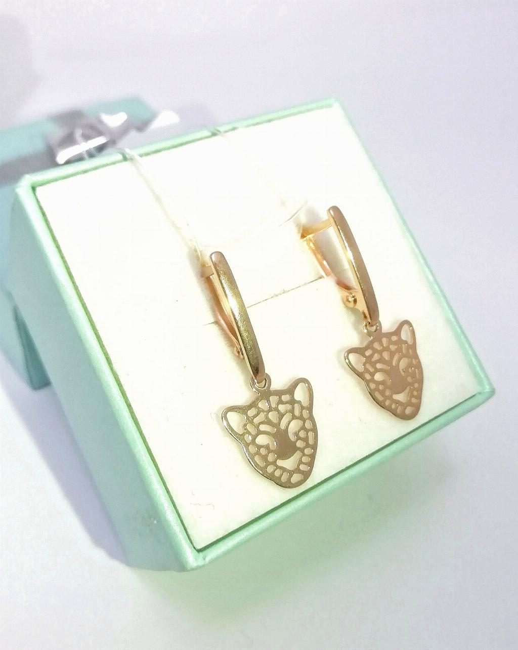 Золотые серьги