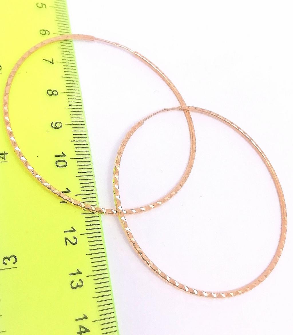 Золотые серьги конго