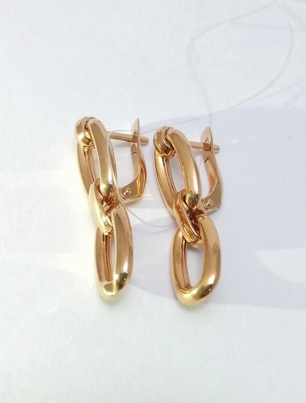 Золотые серьги