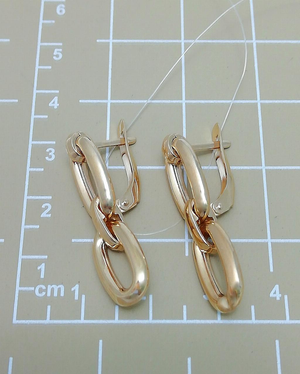 Золотые серьги