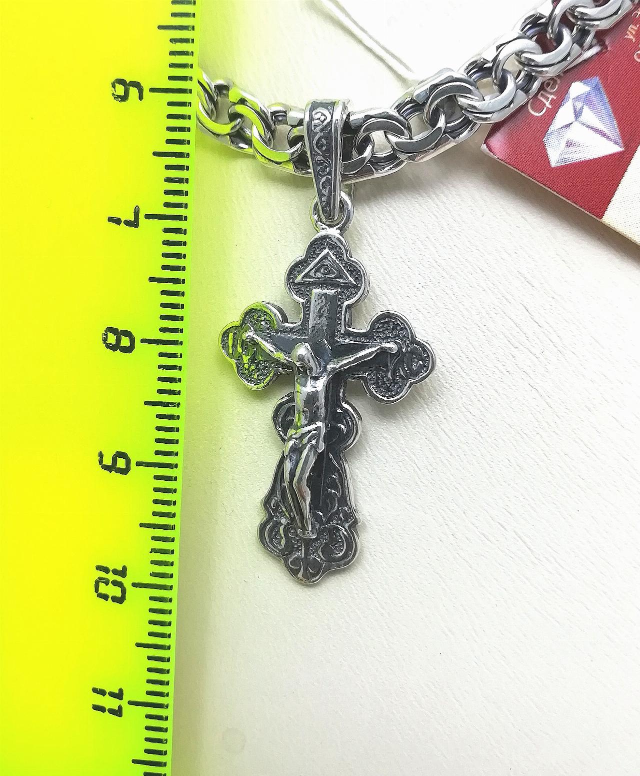 Серебряный крест православный