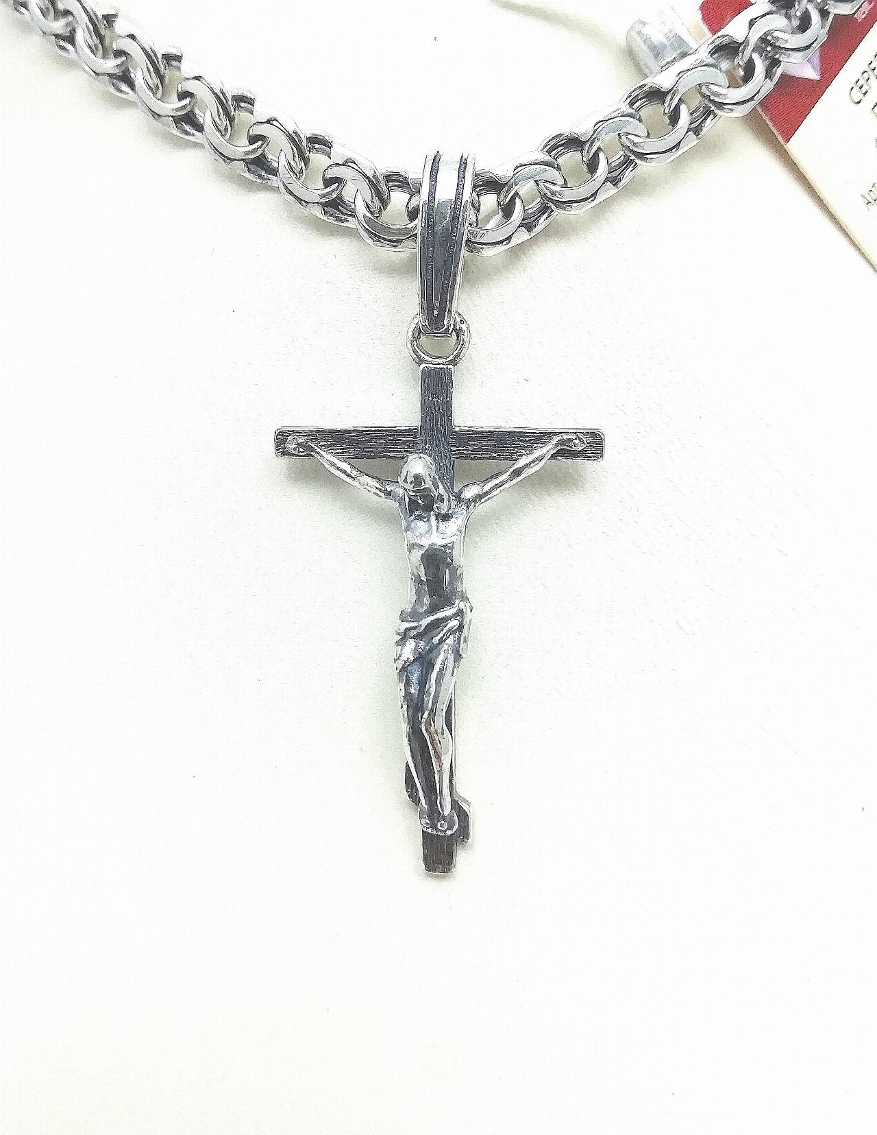 Серебряный крест православный