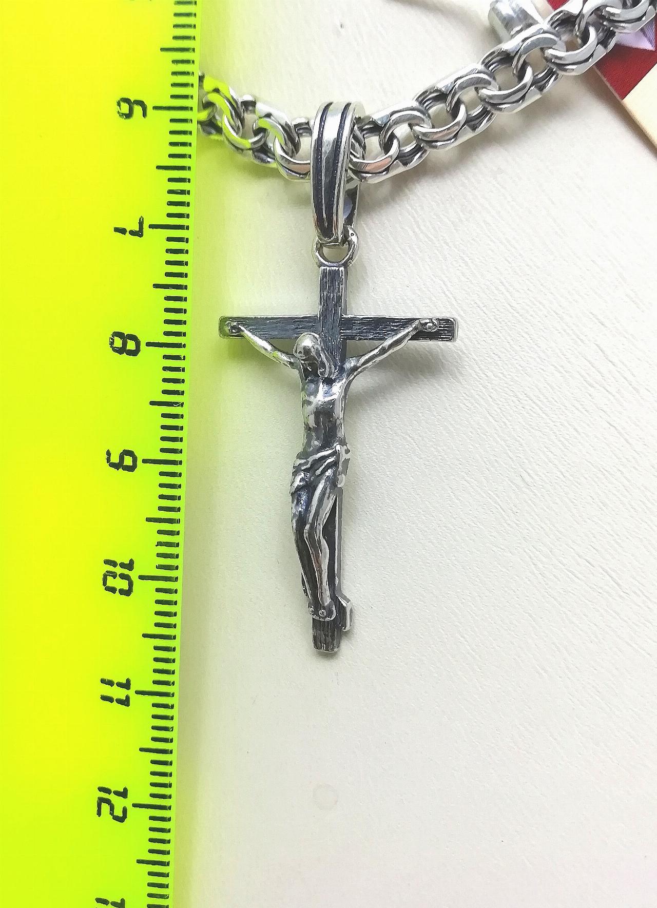 Серебряный крест православный