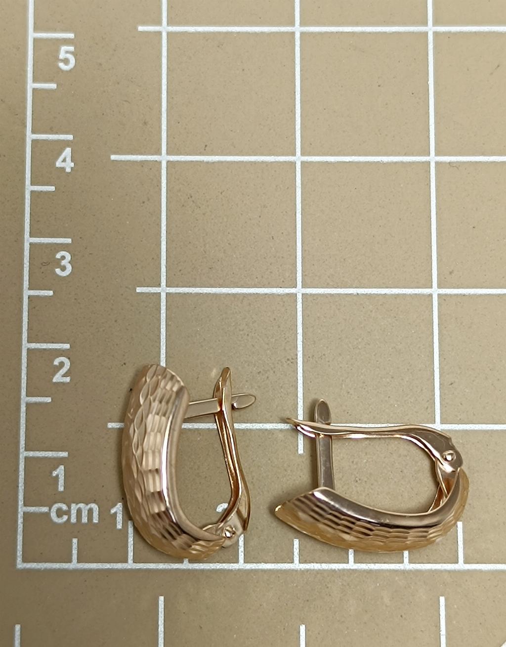 Золотые серьги женские