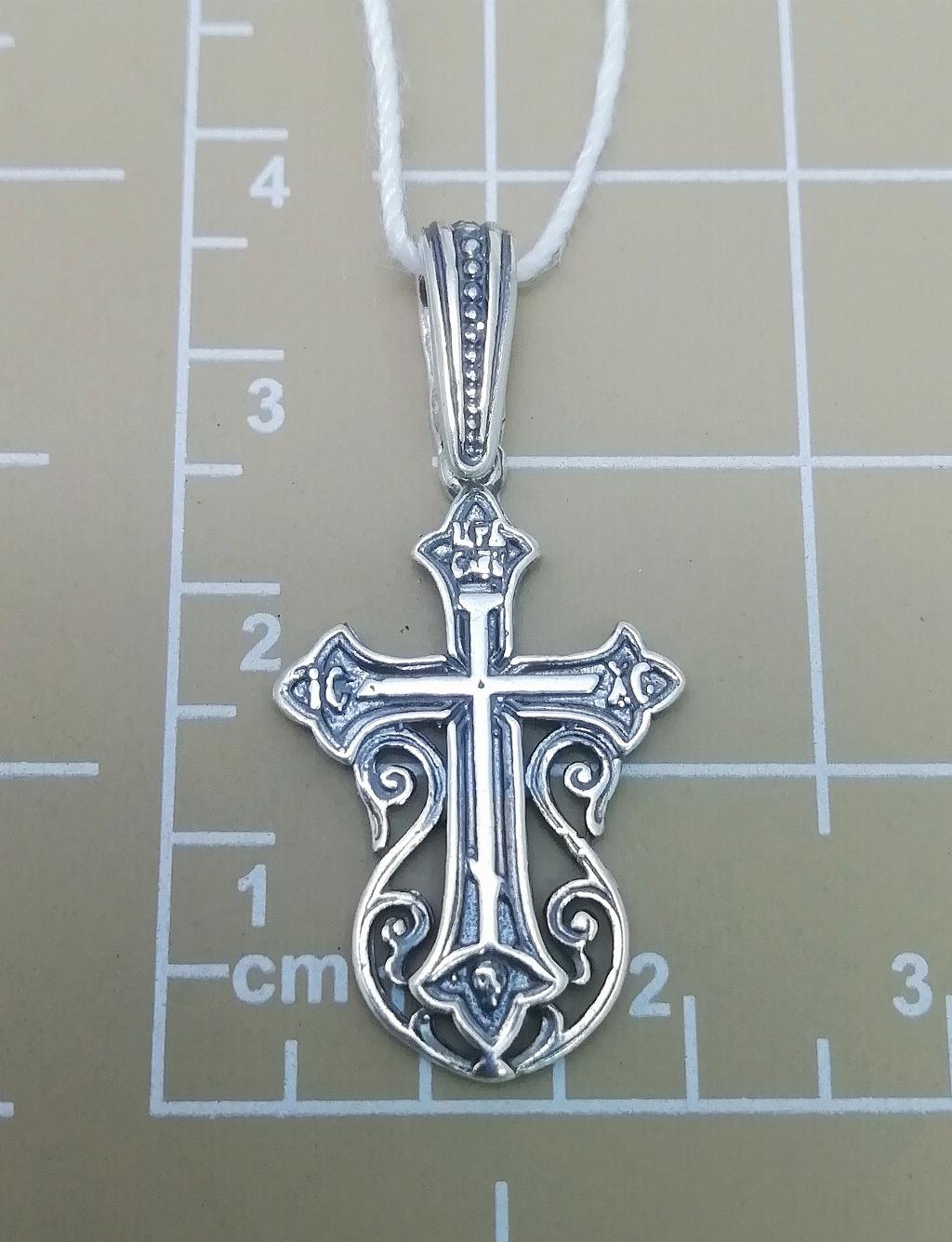 Серебро крест дк081123-213 2,40г