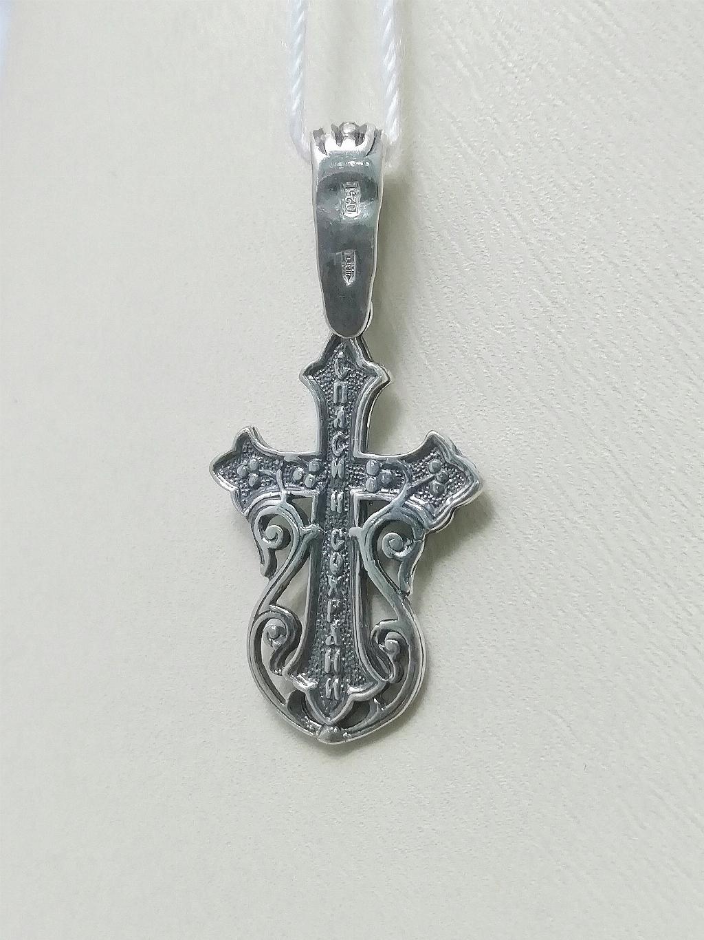 Серебро крест дк081123-213 2,40г