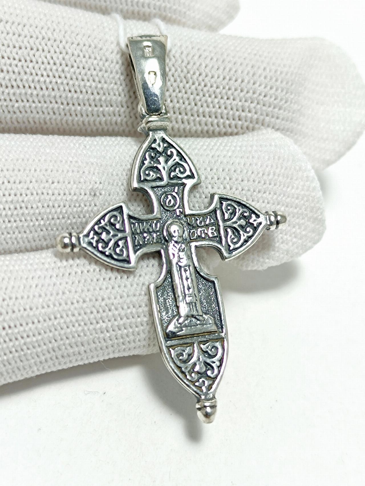 Серебряный крест православный