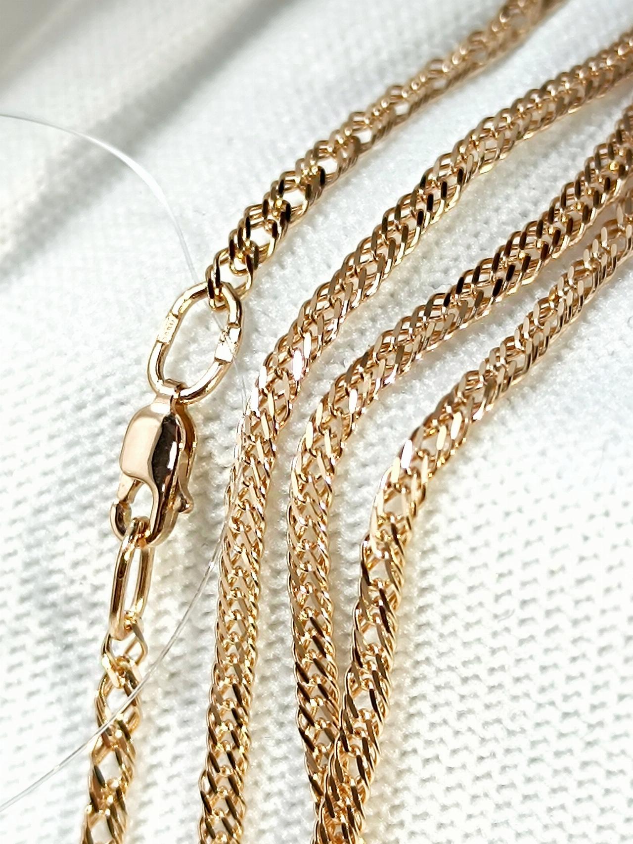 Золотая цепочка Двойной ромб