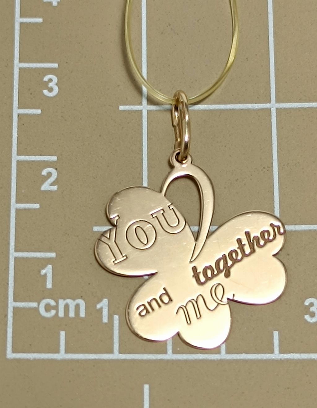 Золотая подвеска