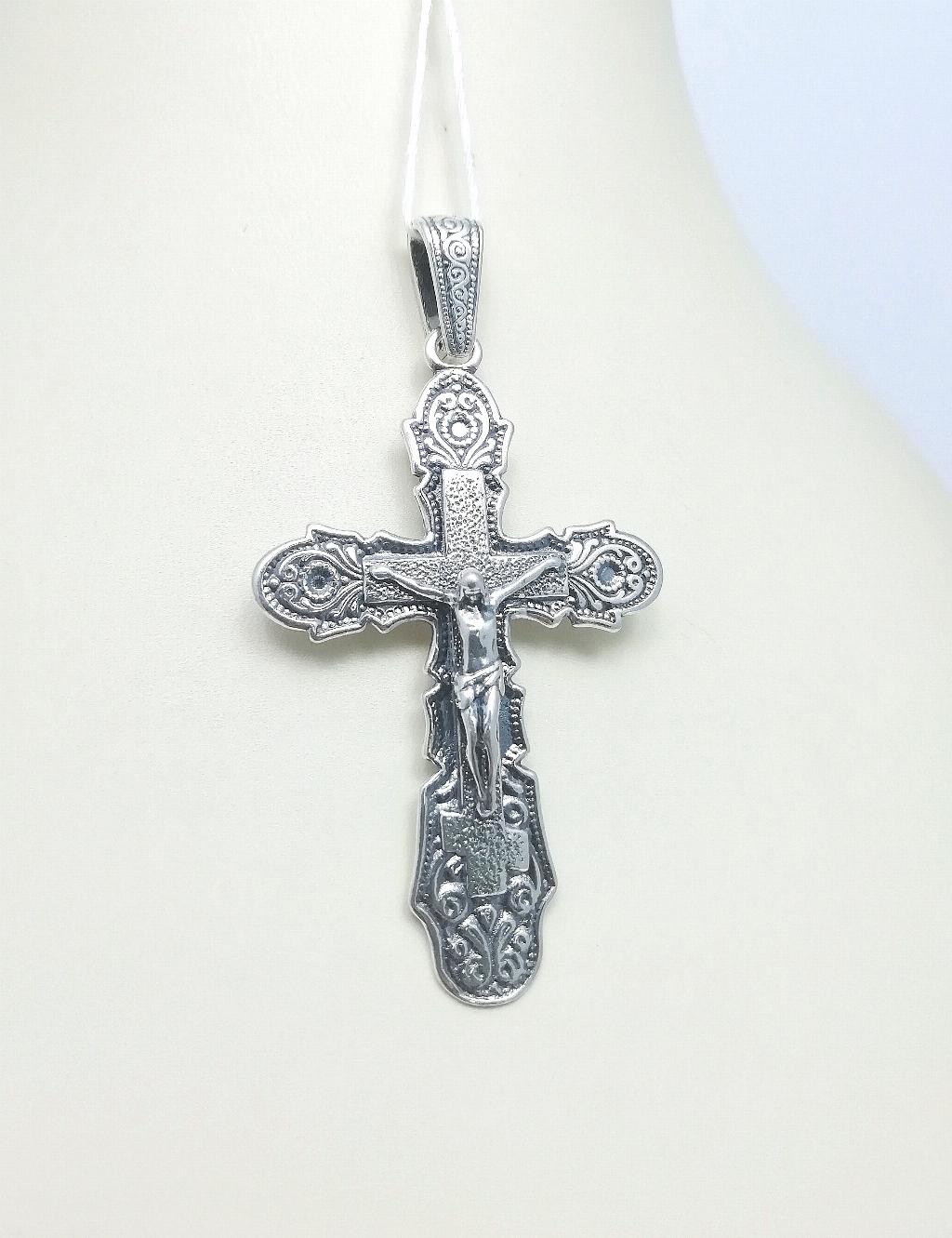 Серебро крест дк110523-233 11,10г