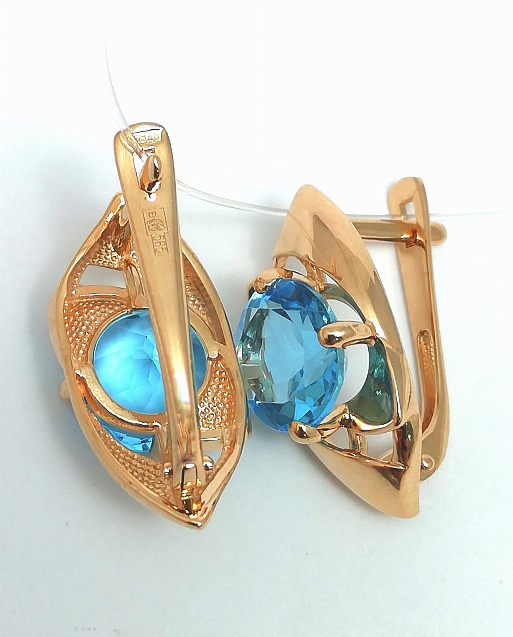 Золотые серьги