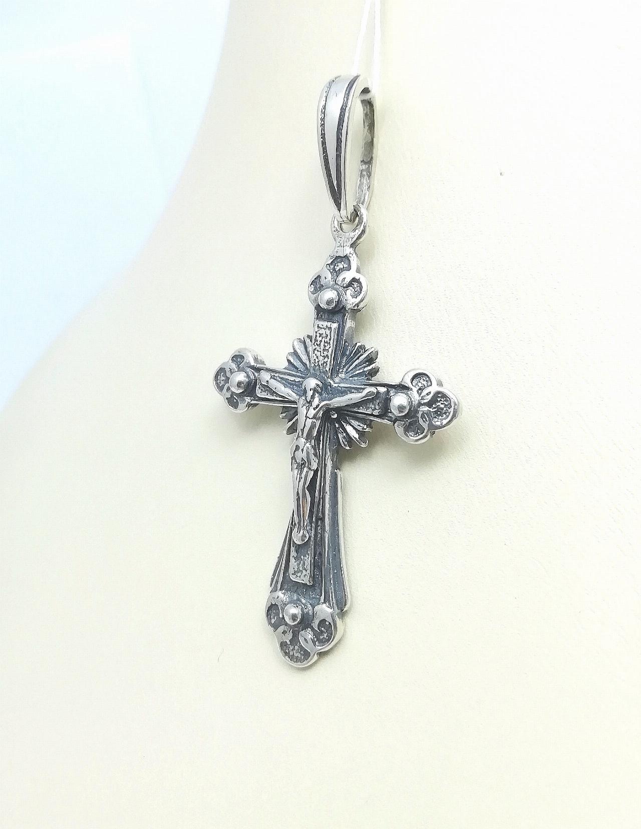 Серебряный крест православный