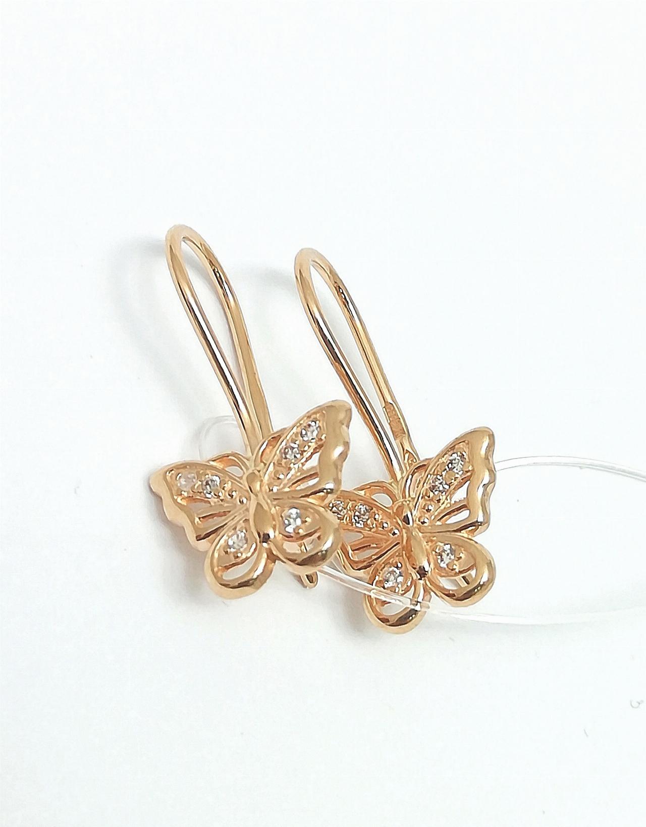 Золотые серьги детские