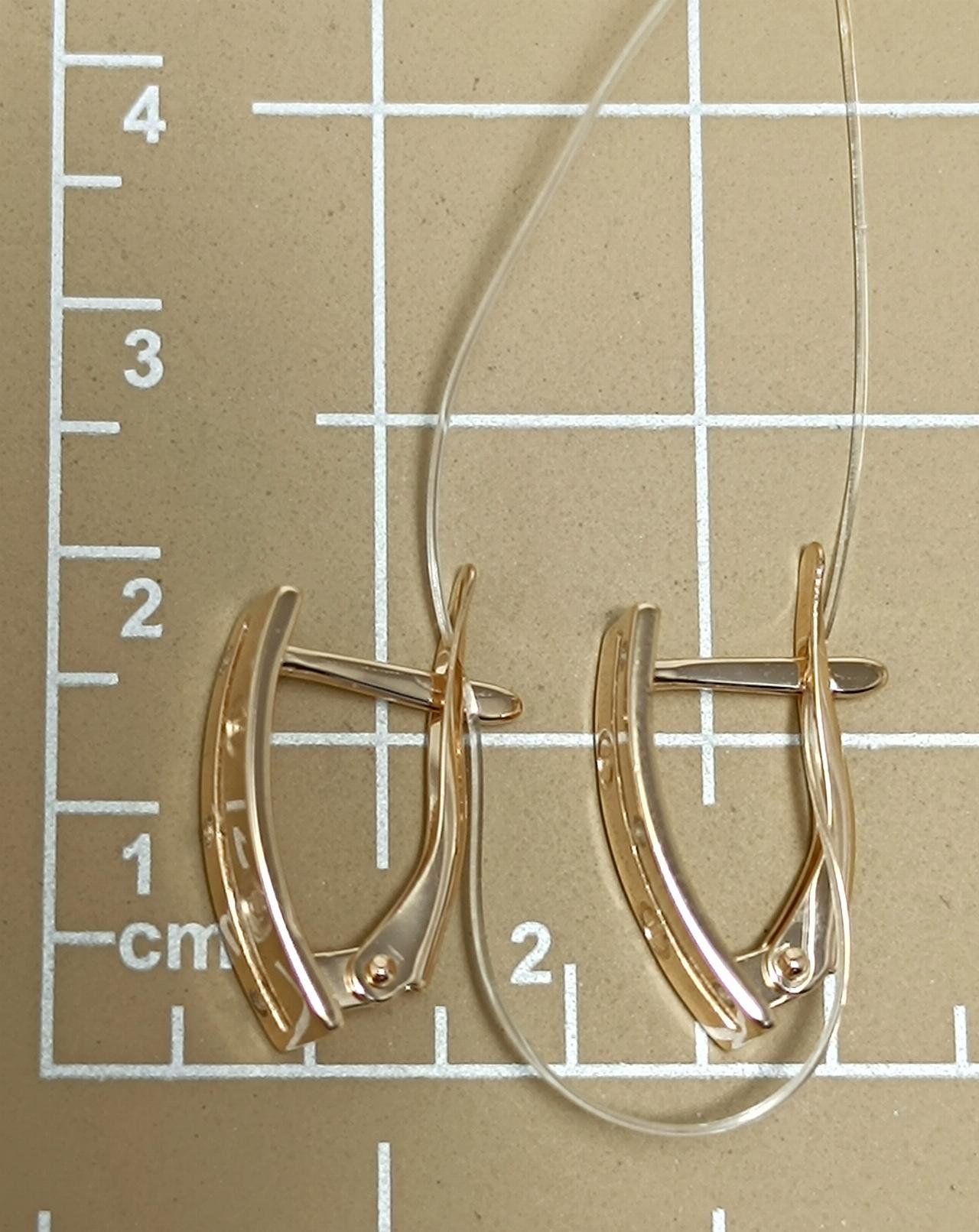 Золотые серьги женские