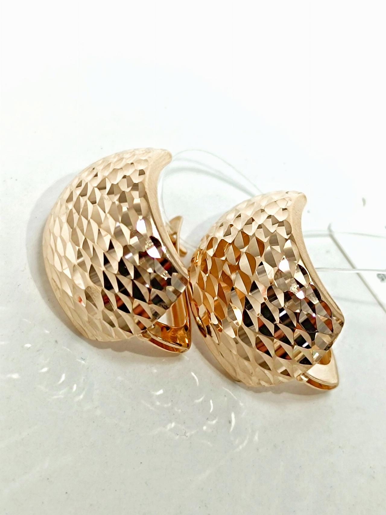 Золотые серьги женские