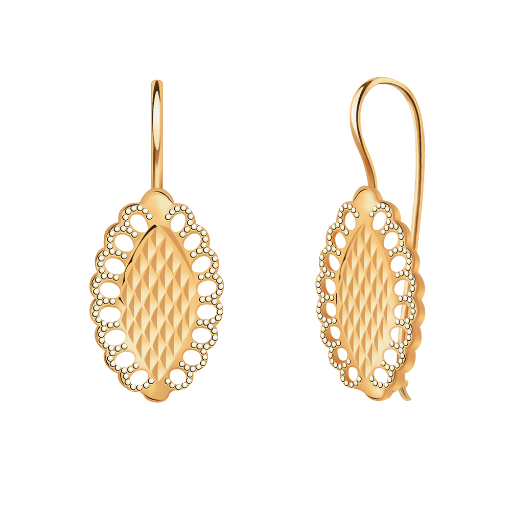 Золотые серьги женские