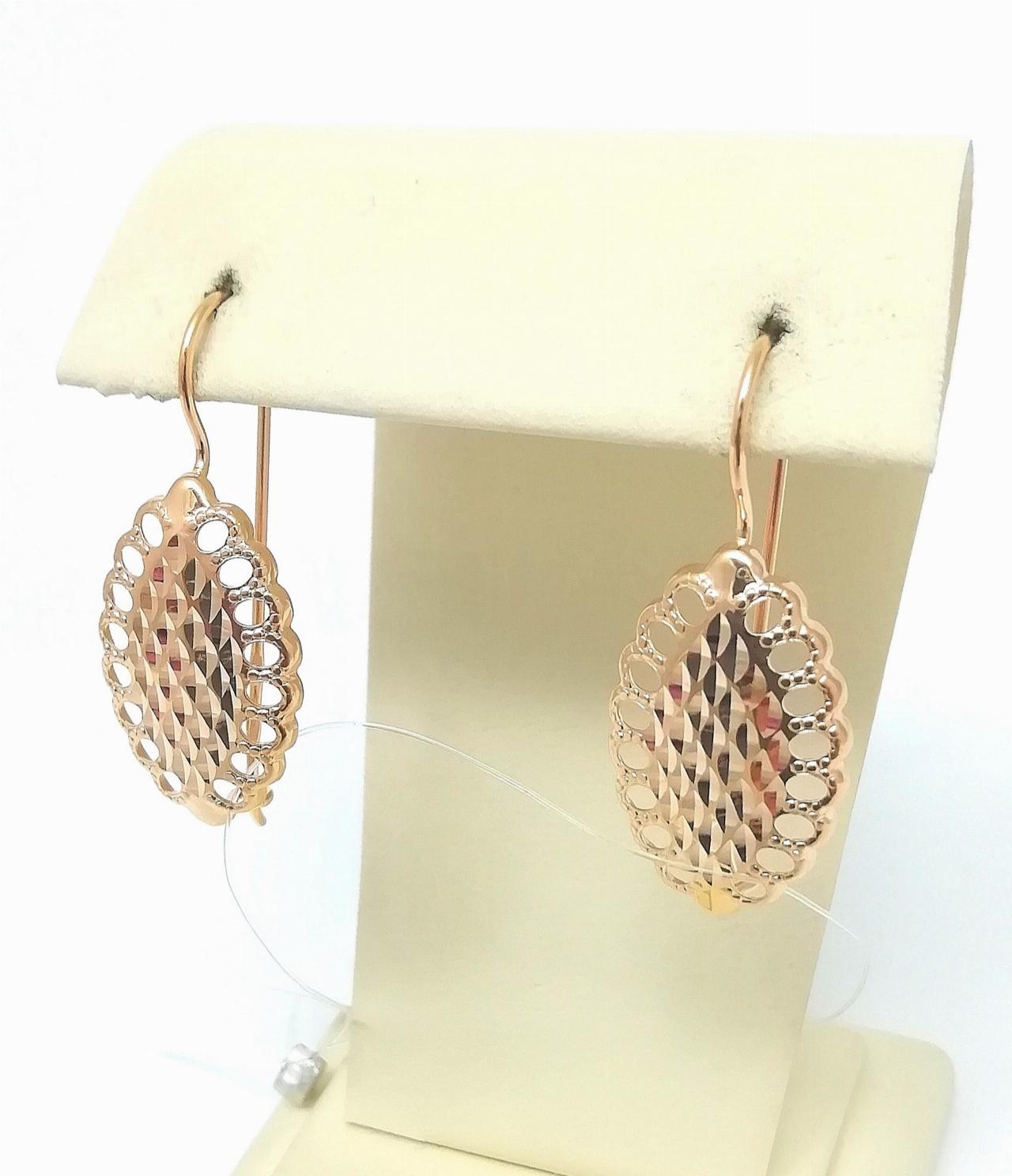 Золотые серьги женские