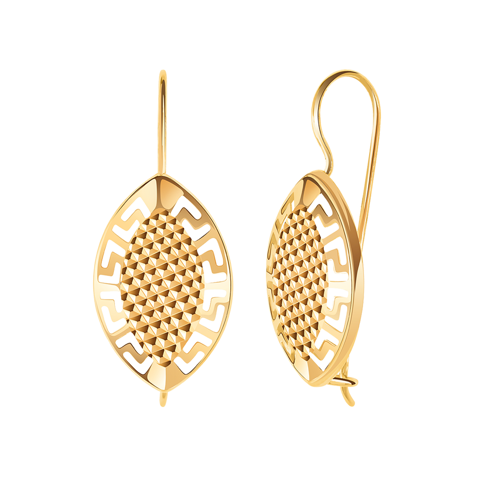 Золотые серьги женские