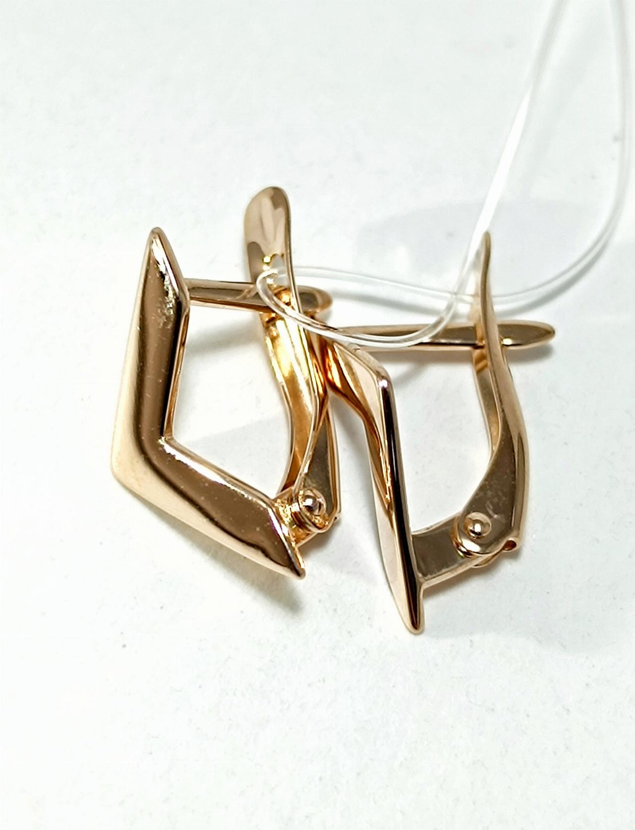 Золотые серьги женские