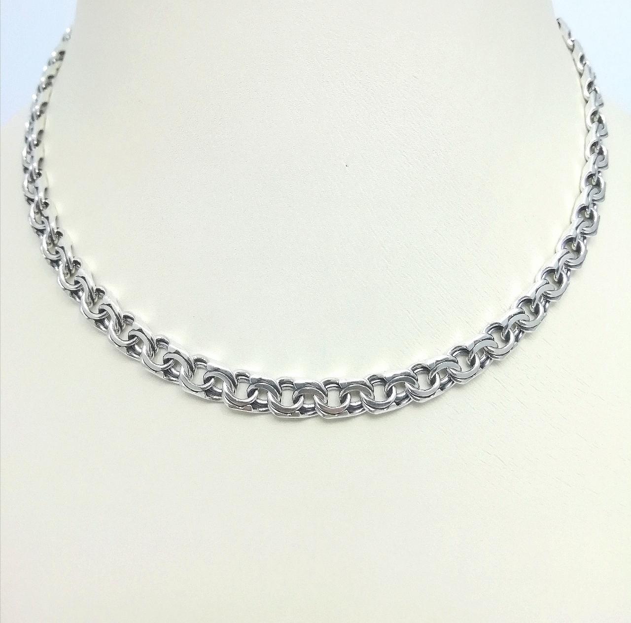 Серебряная цепочка Бисмарк