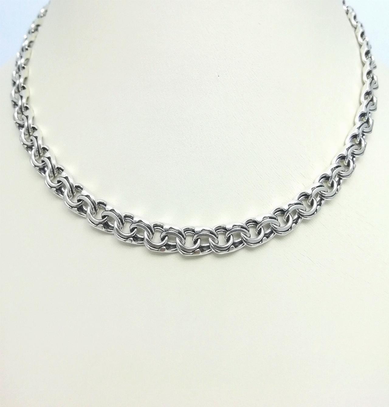 Серебряная цепочка Бисмарк