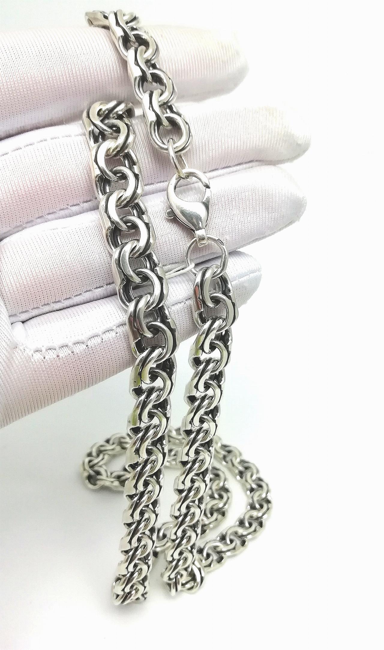 Серебряная цепочка Бисмарк