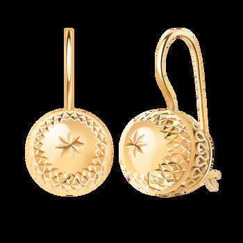 Золотые серьги