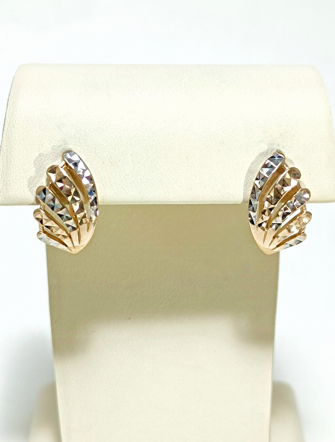 Золотые серьги