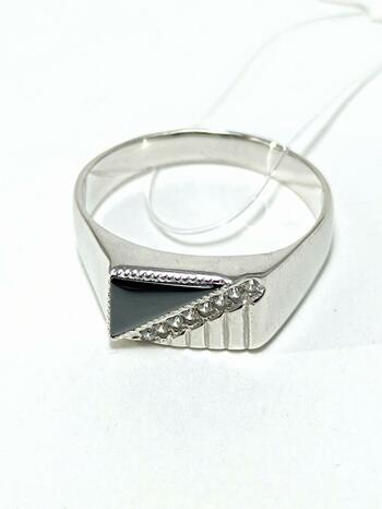 Серебряное мужское кольцо - печатка